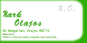mark olajos business card